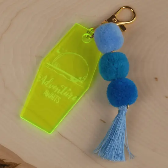 Fluorescent Green Cast Acrylic Gloss 1/8" (5" x 10") {2}