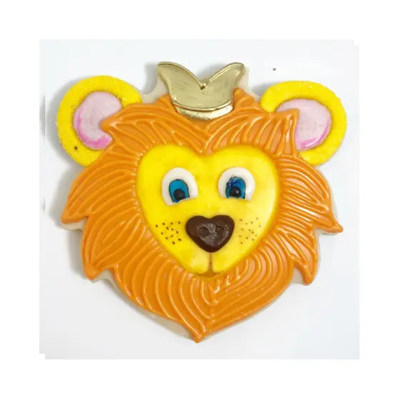 Lion Face Cookie Cutter 4 in B1569, CookieCutter.com, Tin Plated Steel, Handmade in the USA {3}