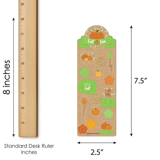 Big Dot of Happiness Pumpkin Patch - Fall, Halloween or Thanksgiving Party Favor Kids Stickers - 16 Sheets - 256 Stickers {4}