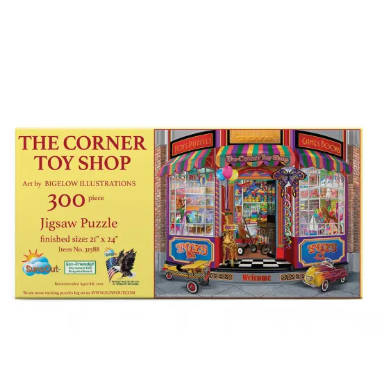 Sunsout The Corner Toy Shop 300 pc Jigsaw Puzzle 31588 {3}