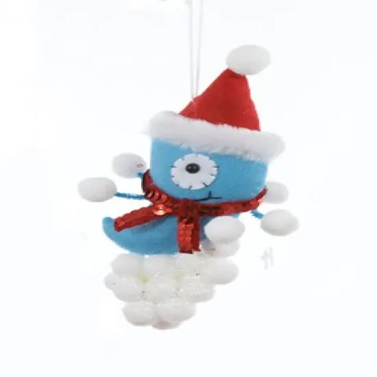 Kurt Adler 9" Ugly Cuties "Stan" the Blue Alien Plush Animal Christmas Ornament {1}