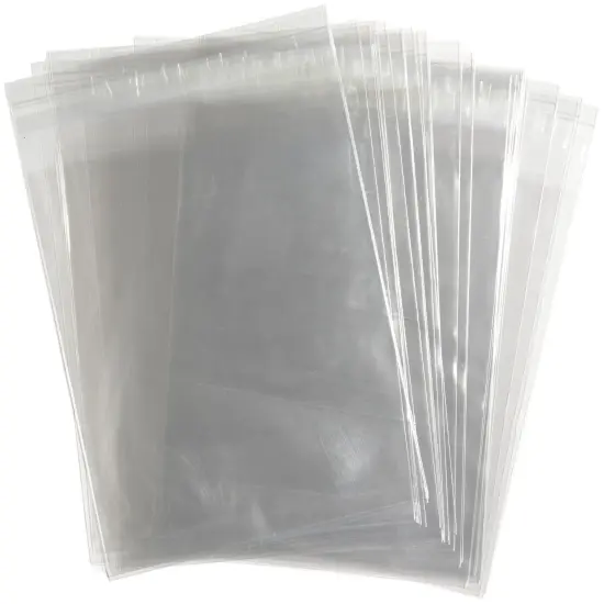 CousinDIY Self-Sealing Bags 36/Pkg-Clear, 5.25"X7.25" {2}