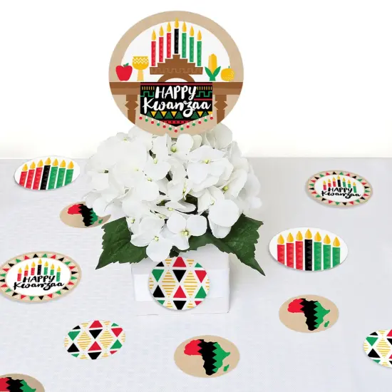 Big Dot of Happiness Happy Kwanzaa - Heritage Holiday Party Giant Circle Confetti - Party Decorations - Large Confetti 27 Count {7}