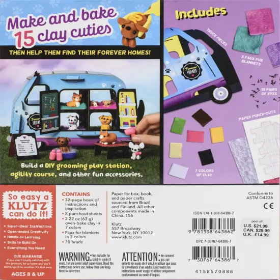 Klutz Mini Clay World Pet Adoption Truck Book Kit {3}