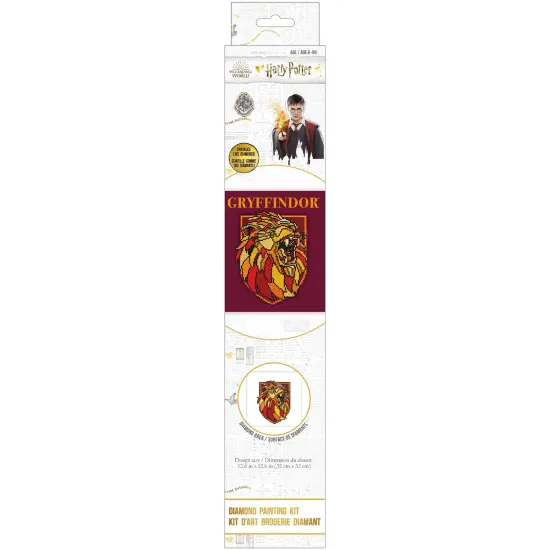 Camelot Dots Diamond Art Kit 12.6"X12.6"-Harry Potter - Gryffindor Alumni {1}