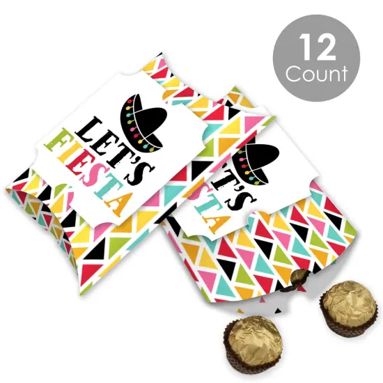 Big Dot of Happiness Let's Fiesta - Favor Gift Boxes - Fiesta Large Pillow Boxes - Set of 12 {3}