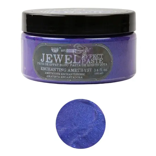 Finnabair Art Extravagance Jewel Texture Paste 100ml Jar-Enchanting Amethyst {1}
