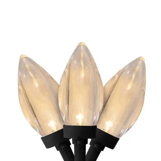 Northlight C9 LED Christmas Lights - Warm White - 16' Black Wire - 25ct {1}