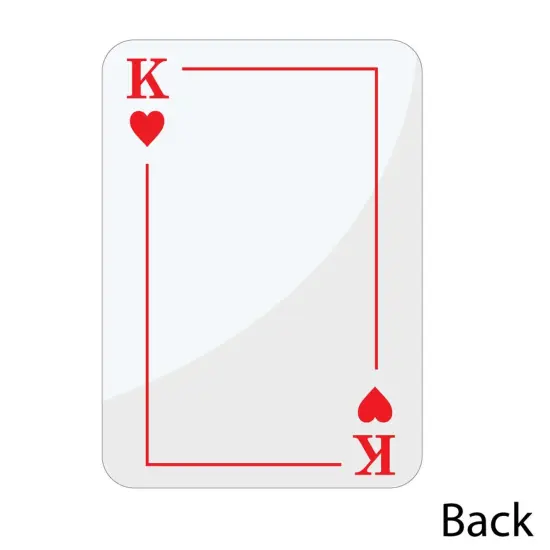 Big Dot of Happiness Las Vegas - Shaped Thank You Cards - Casino Party Thank You Note Cards with Envelopes - Set of 12 {6}