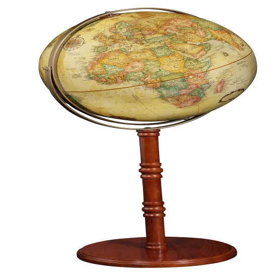 The Commander II 16" Diameter Floor Standing World Globe {1}