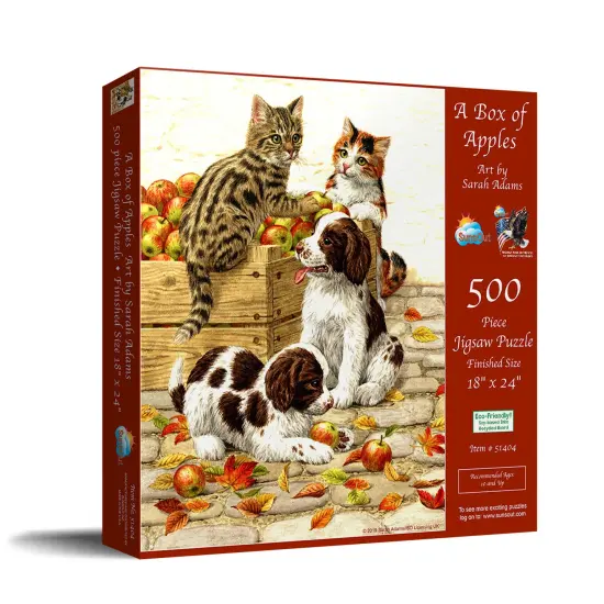 Sunsout Box of Apples 500 pc Jigsaw Puzzle 51404 {3}