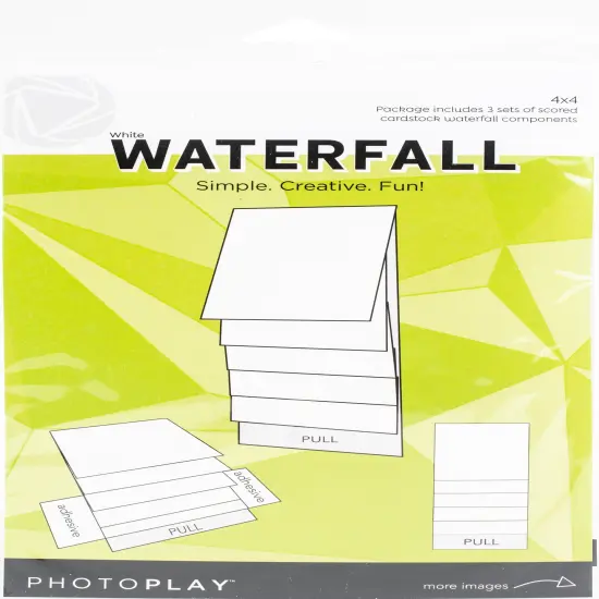 PhotoPlay Maker Series 4"X4" Mechanical-White Waterfall {1}