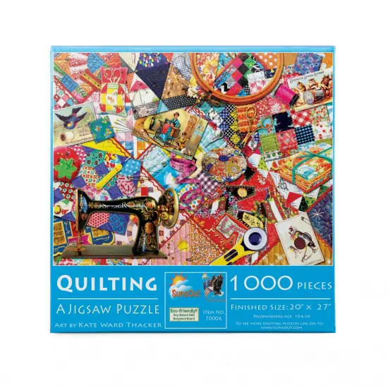 Sunsout Quilting 1000 pc Jigsaw Puzzle 70006 {4}