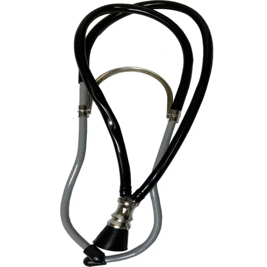Doctor And Nurse Play Black Stethoscope Costume Accessory {1}