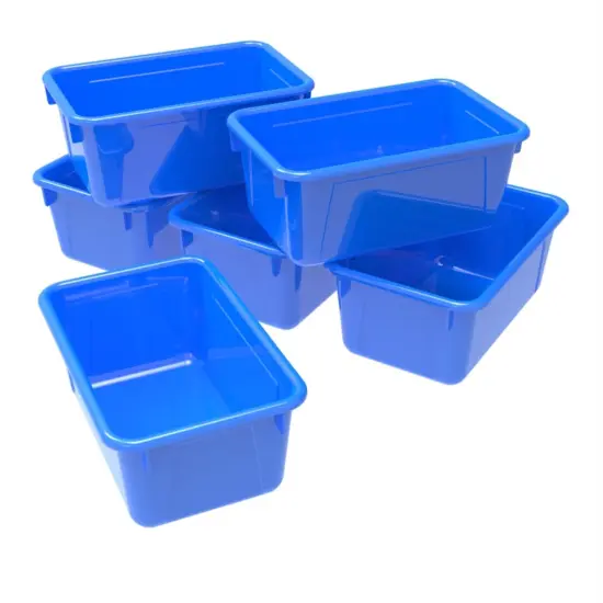 Small Cubby Bin, Classroom Blue (Case of 5) {1}