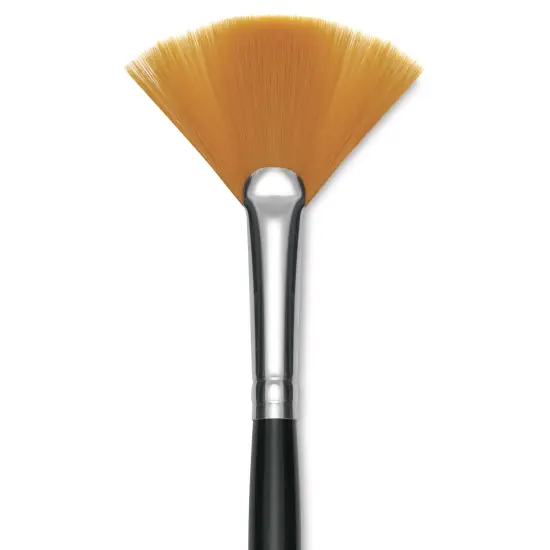 Utrecht Synthetic Sablette Brush - Long Handle, Fan, Size 6 {1}