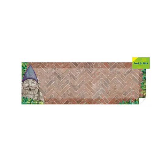 Curiosity Garden Self-Adhesive Name Plate, 9-5/8" x 3-1/4", 36 Per Pack, 3 Packs {3}