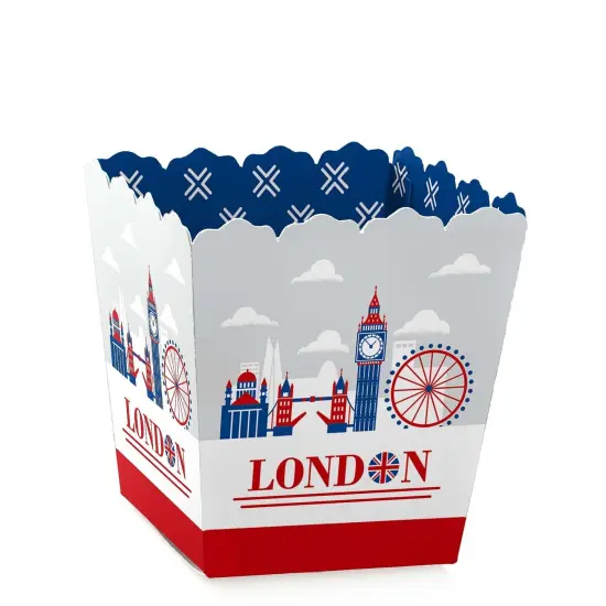 Big Dot of Happiness Cheerio, London - Party Mini Favor Boxes - British UK Party Treat Candy Boxes - Set of 12 {1}