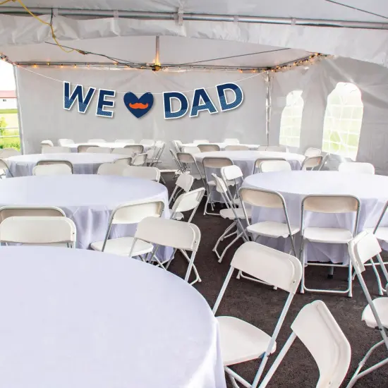 Big Dot of Happiness Happy Father's Day - Large We Love Dad Party Decorations - We Love Dad - Outdoor Letter Banner {4}