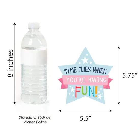 Big Dot of Happiness Happy 100th Day of School - Pencil, Chalkboard and Star Decorations DIY 100 Days Party Essentials - Set of 20 {6}