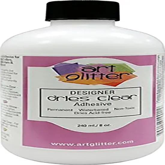 Art Institute Glitter Designer Dries Clear Adhesive-8oz {2}