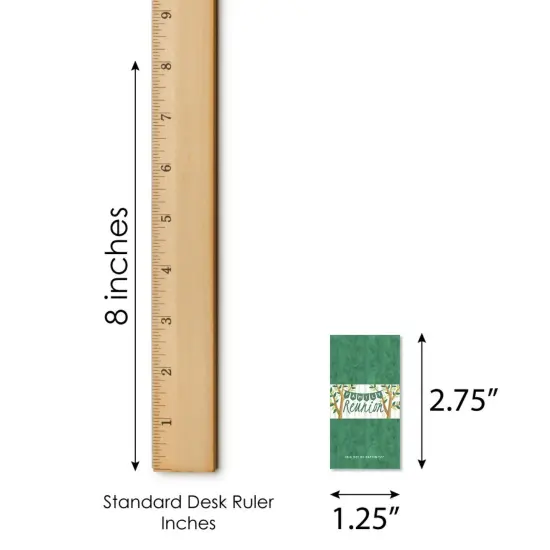 Big Dot of Happiness Family Tree Reunion - Mini Candy Bar Wrapper Stickers - Family Gathering Party Small Favors - 40 Count {6}