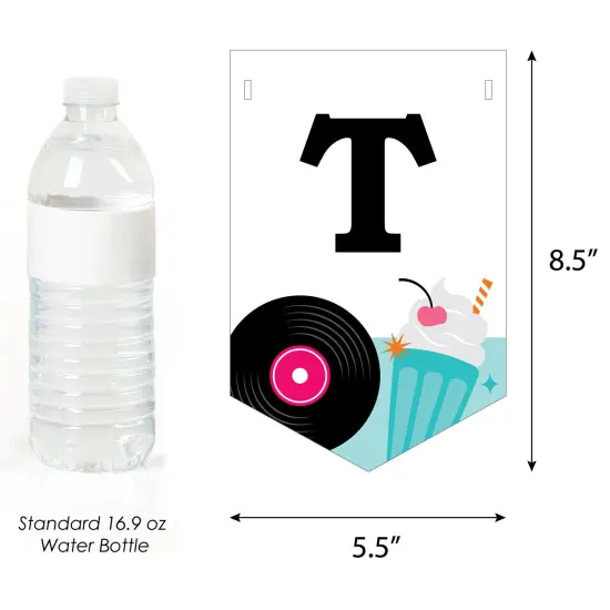 Big Dot of Happiness Through the Decades - 50s, 60s, 70s, 80s, and 90s Party Bunting Banner - Party Decorations - Through the Decades {4}