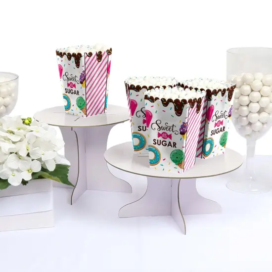 Big Dot of Happiness Sweet Shoppe - Candy and Bakery Birthday Party or Baby Shower Favor Popcorn Treat Boxes - Set of 12 {4}