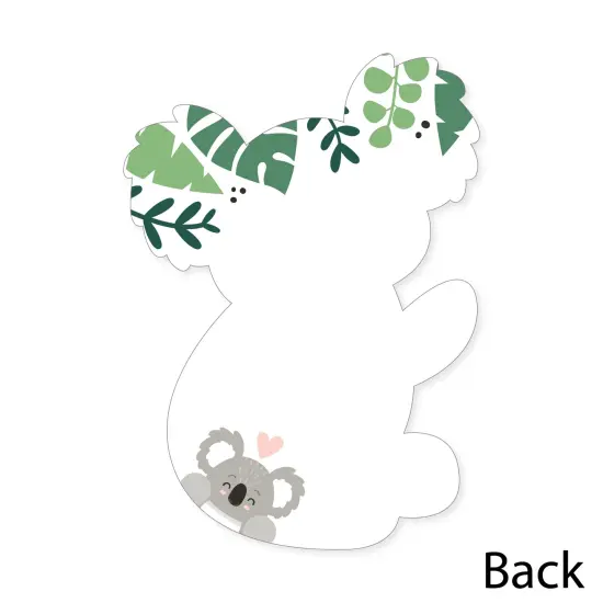 Big Dot of Happiness Koala Cutie - Shaped Thank You Cards - Bear Birthday Party and Baby Shower Thank You Note Cards with Envelopes - Set of 12 {6}