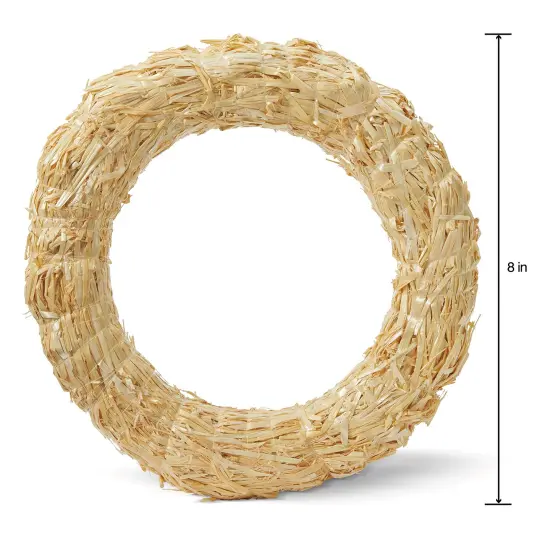 FloraCraft Straw Wreath Form-8" {2}