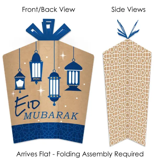 Big Dot of Happiness Eid Mubarak Table Decorations - Ramadan Fold and Flare Centerpieces - 10 Count {3}