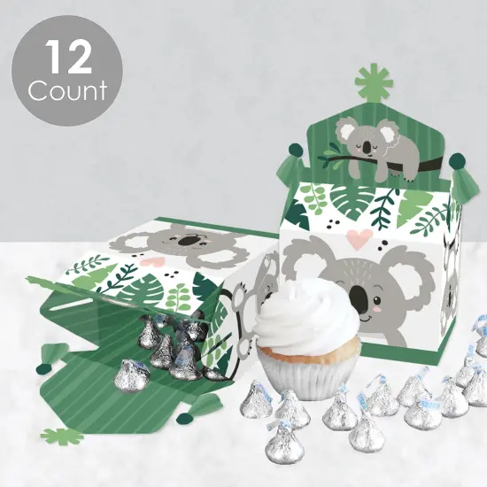 Big Dot of Happiness Koala Cutie - Treat Box Party Favors - Bear Birthday Party and Baby Shower Goodie Gable Boxes - Set of 12 {4}