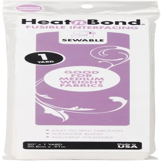 HeatnBond Med-Weight Iron-On Fusible Interfacing-20"X36" {1}