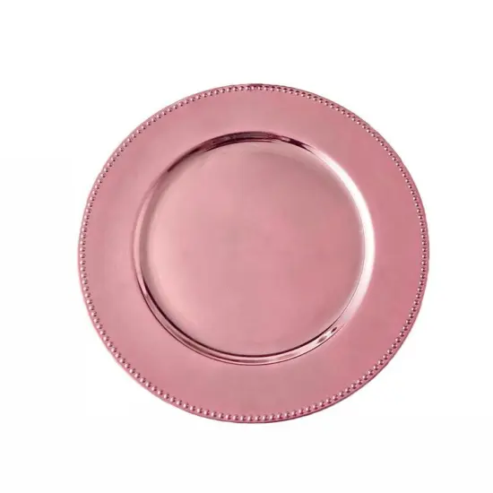 6 pcs of 13inch Charger Plates for Table Decor Brush {2}