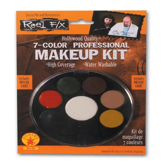 7 Color Professional Makeup Kit Reel F/X Halloween Costume Makeup {1}
