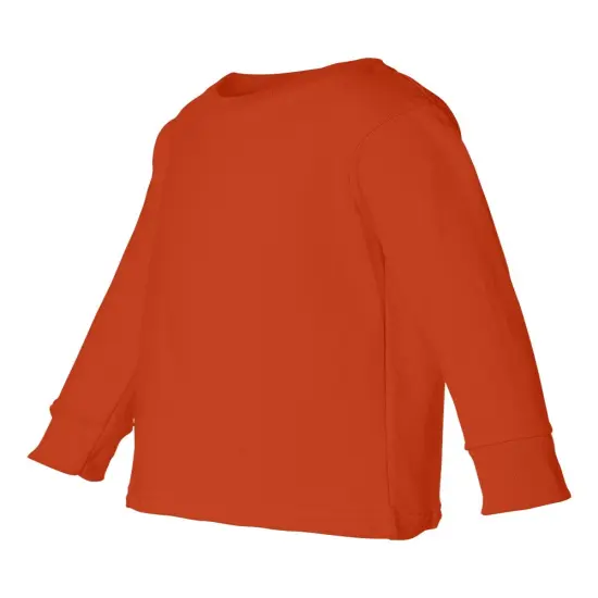 Rabbit Skins Toddler Cotton Jersey Long Sleeve T-Shirt - 3311 Black {6}