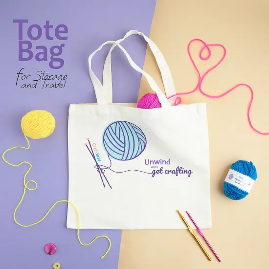 CraftBud DIY Crochet Kit with Digital Counting Crochet Hook Set {5}