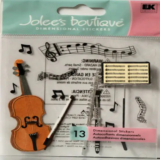 Jolee's Boutique Musical Dimensional Stickers {1}
