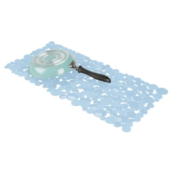 mDesign Plastic Kitchen Farmhouse Sink Mat - Bubble Design, X-Large {5}