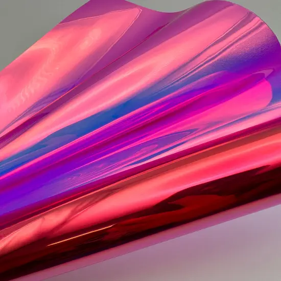 Hot Pink Clear Holographic TPU Vinyl {1}