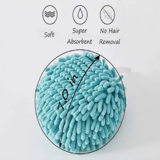 Kitcheniva Super Absorbent Hand Towel Ball 3 Pack {4}