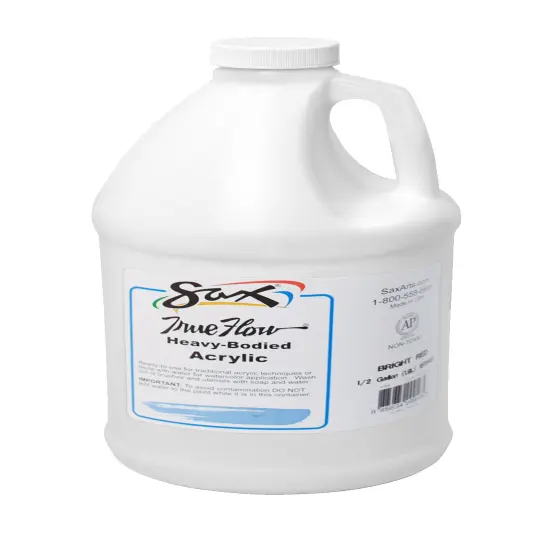 Sax True Flow Heavy Body Acrylic Paint, Half Gallon, Blockout White {1}