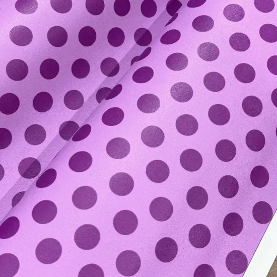 Grape Dots Smooth vinyl {1}