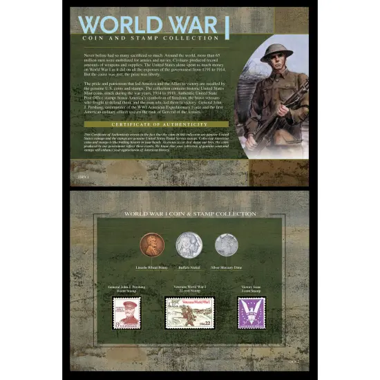 World War I Coin & Stamp Collection {1}