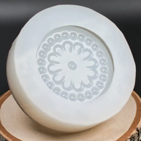 Handmade Flower Mini Ring Dish Silicone Mold {2}