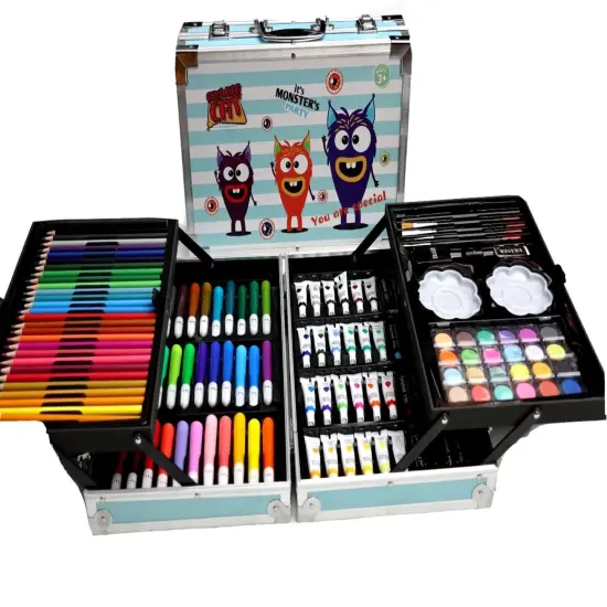 145/150 -Piece Art Drawing Set Kit {1}