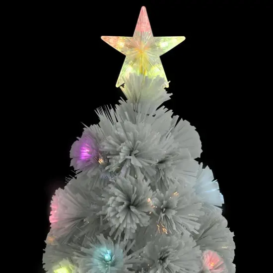 Artificial Christmas Tree with LED White Fiber Optic {4}