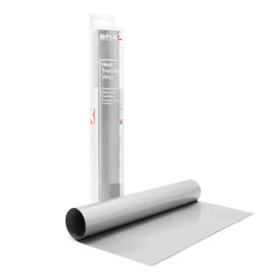 Matte Heat Transfer Vinyl, 700 Series by B-Flex, 20" Silver {2}