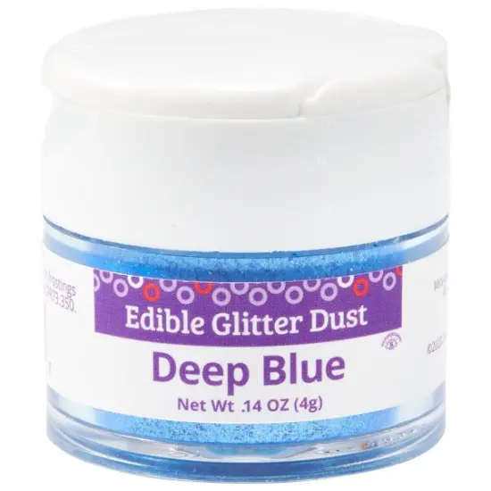 Edible Glitter Dust, 4g Deep blue {1}
