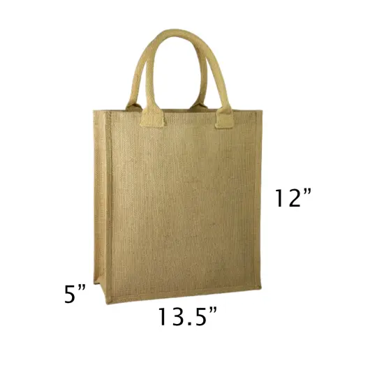 Pack of 10 Piper Natural Jute Gift Bag a Crafting Essential {2}